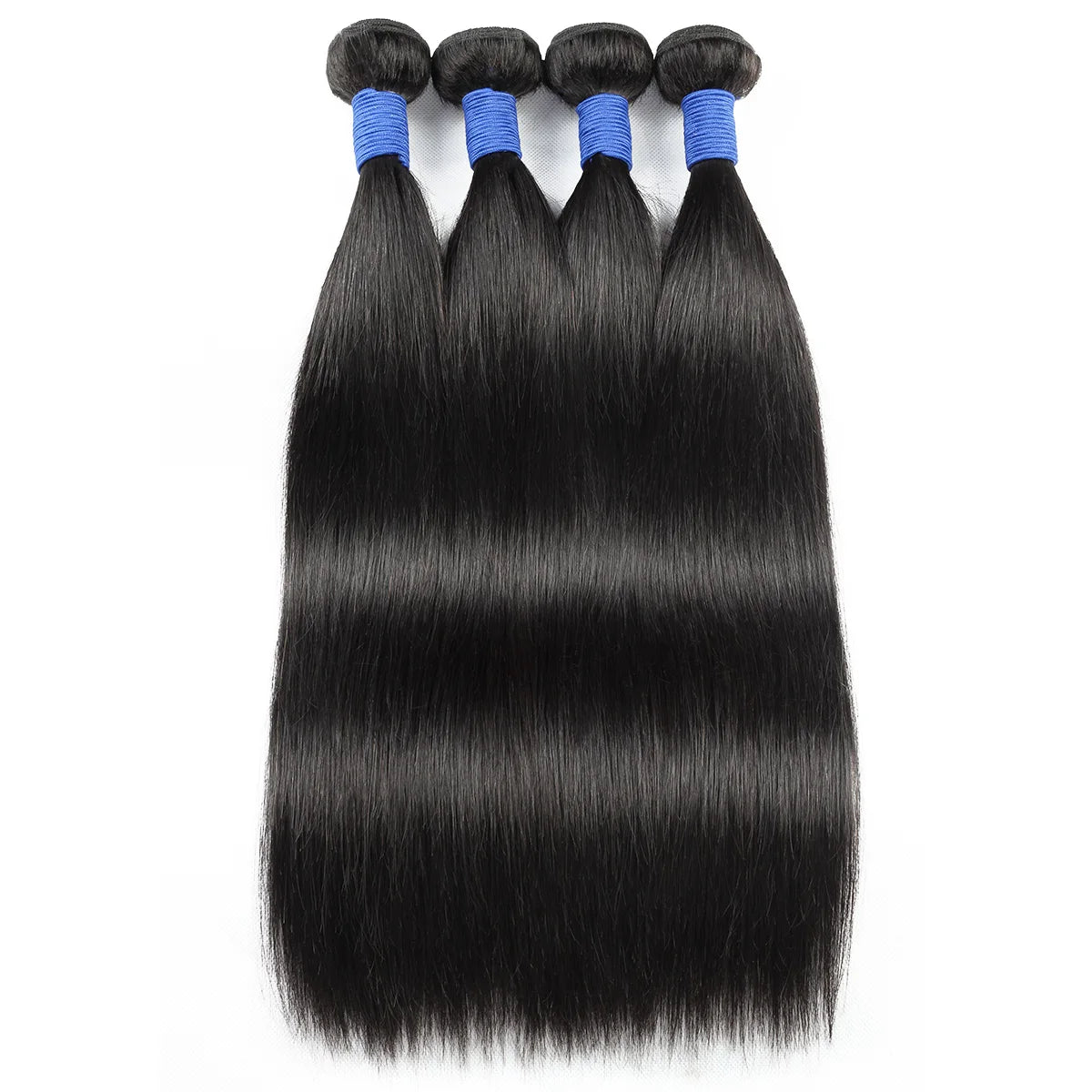 10-36inch Brazilian Straight 100% Raw Human Hair Extension Bundles Natural Color Remy