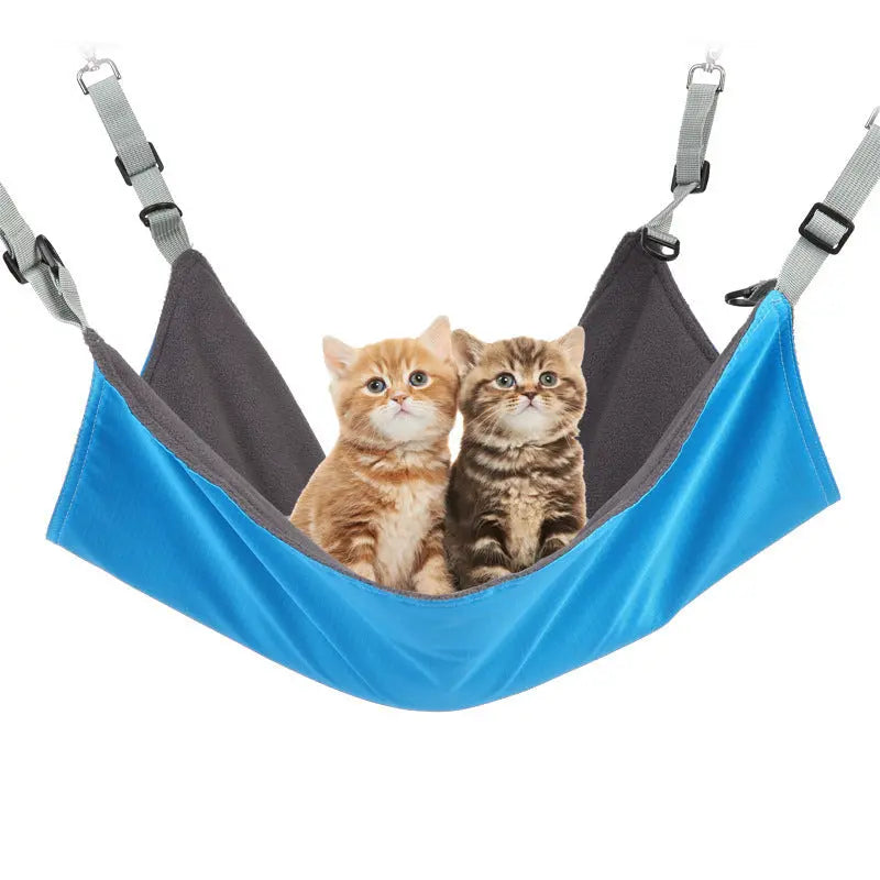 Small Cat And Dog Hanging Hammocks Can Be Used The Four Seasons With Plush And Waterproof Nylon Layer For Hanging Pet Supplies Pet Products - MaJuah