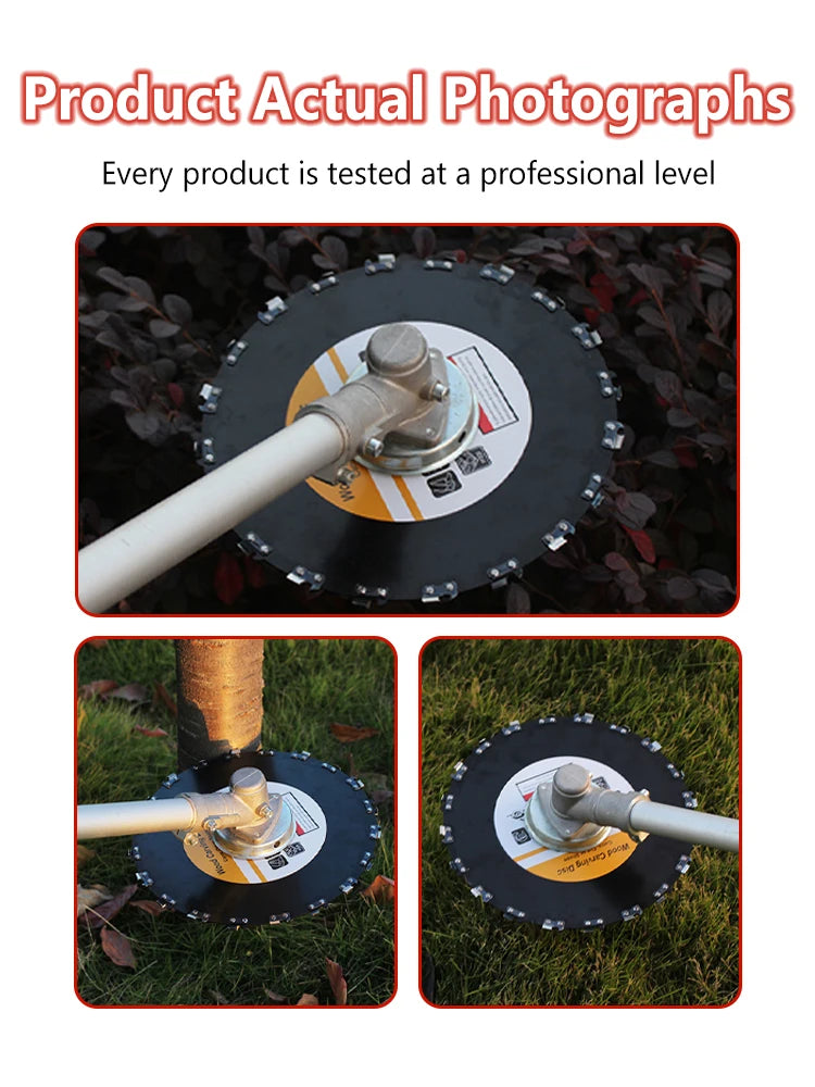 High-Powered Grass Cutter 16/20 teeth universal tree saw blades for lawn mowers diameter Outer 230mm and Inner 25.4mm