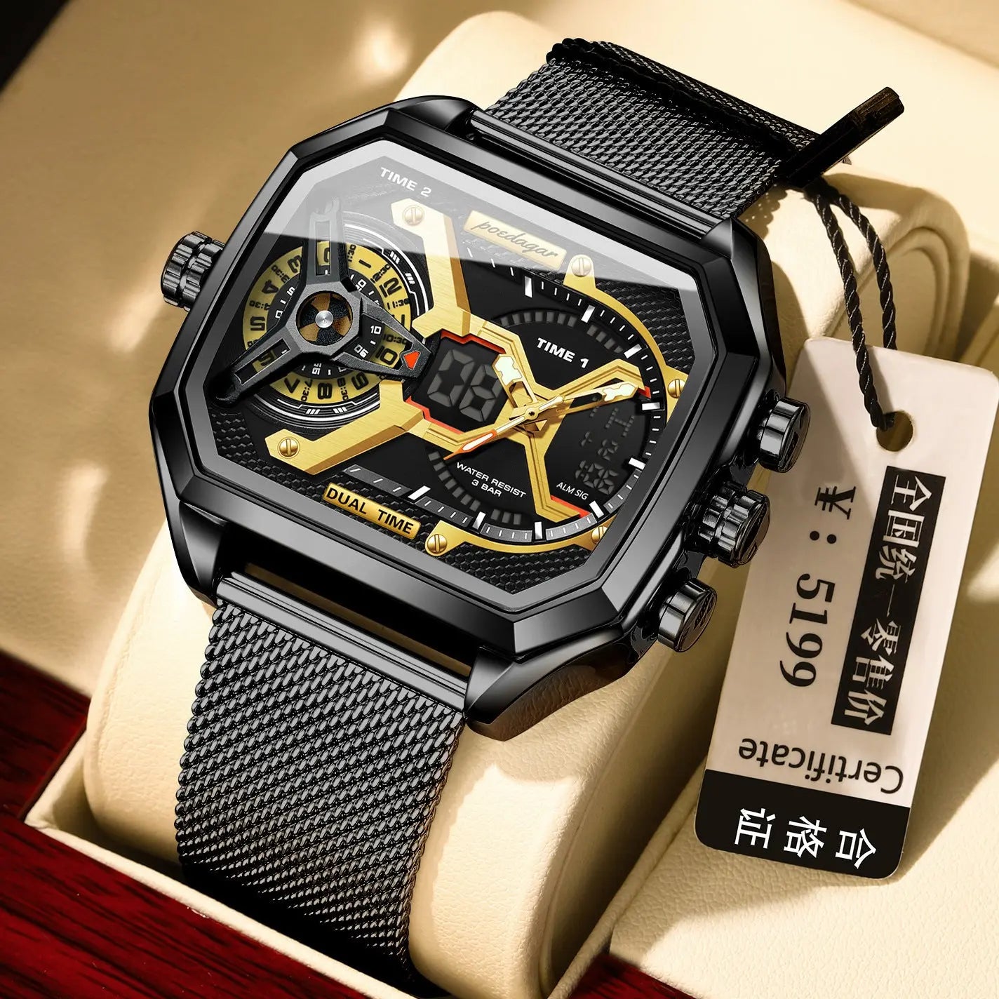 Multifunctional Waterproof Luminous New Men's Watch - MaJuah