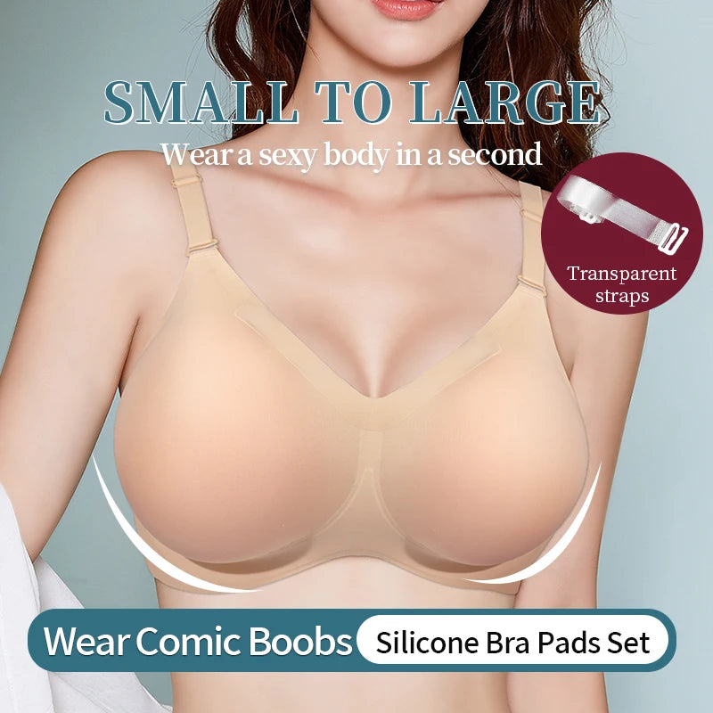 Large Realistic Silicone False Breast For Crossdresser Shemale Transgender Drag Queen Transvestite Mastectomy