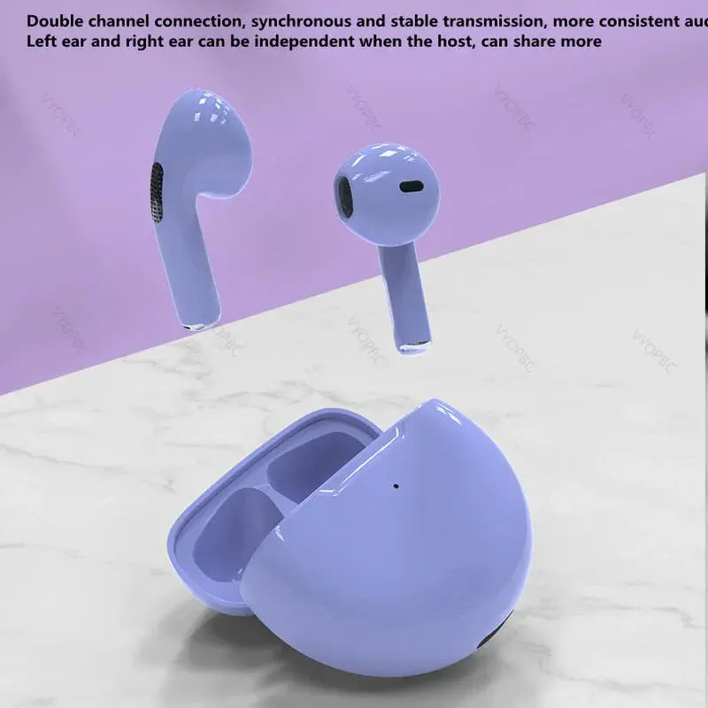 Original Air Pro 6 TWS Wireless Bluetooth Earphones Mini Pods Earbuds Earphone Headset For Xiaomi Android Apple iPhone Headphone - MaJuah