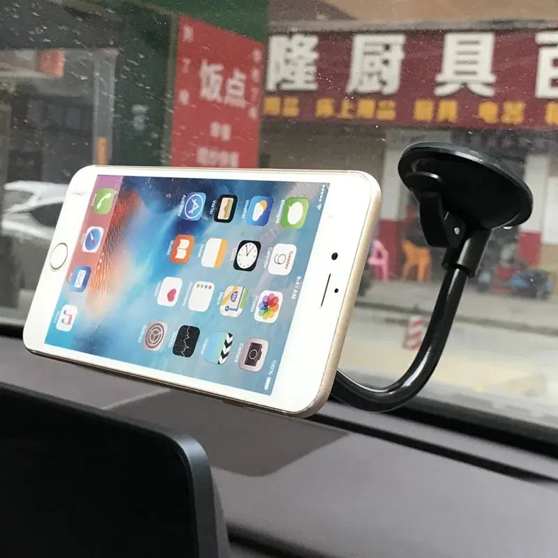 360° Magnetic Car Phone Holder For iPhone 11 Pro Xs Max 12 13 Suction Cup Magnet Car Window Mount Cell Mobile Phone Holder Stand - MaJuah
