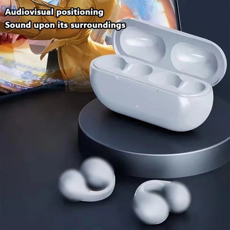 New Original T75 Bone Conduction Wireless Bluetooth 5.3 Headphones Sports Earphones HiFi Sound Quality Waterproof TWS Headset - MaJuah