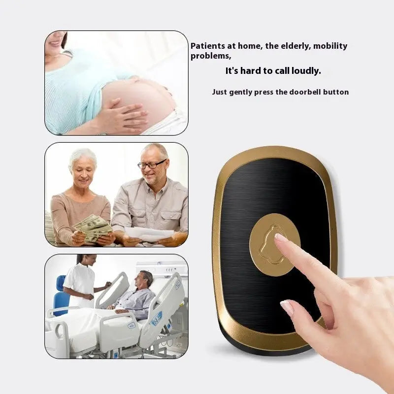 Doorbell Wireless Home Electronic Ultra Distance Unlimited Villa Waterproof Remote Control - MaJuah