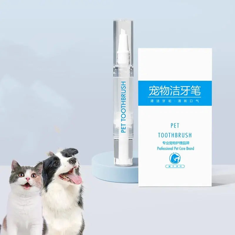 Pet Toothbrush Pen Teeth Cleaning Tools Breath Pet - MaJuah