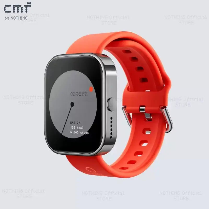 Global Version CMF by Nothing Watch Pro 1.96" AMOLED Bluetooth 5.3 BT Calls with AI Noise Reduction GPS Smartwatch CMF watch Pro - MaJuah