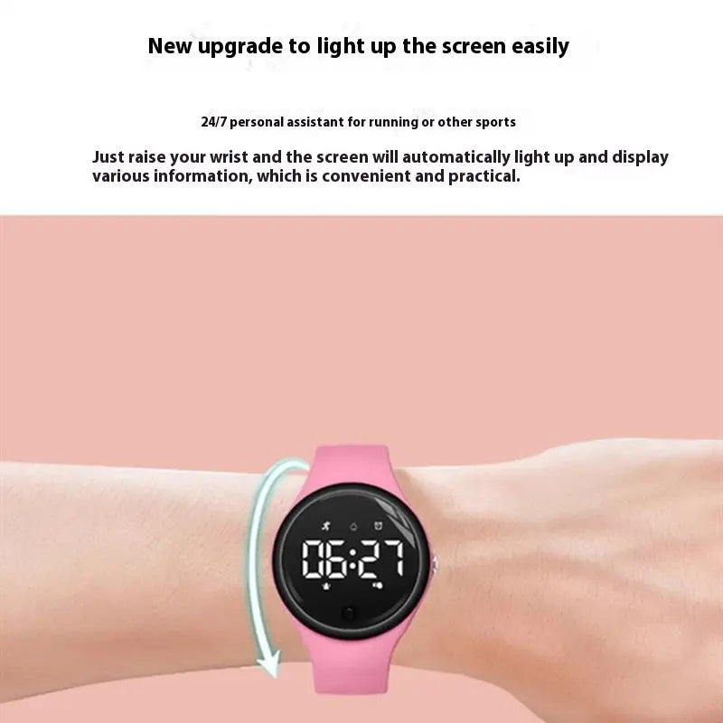 Electronic Watch Male Junior High School Student Female Silent Vibration Alarm Clock - MaJuah