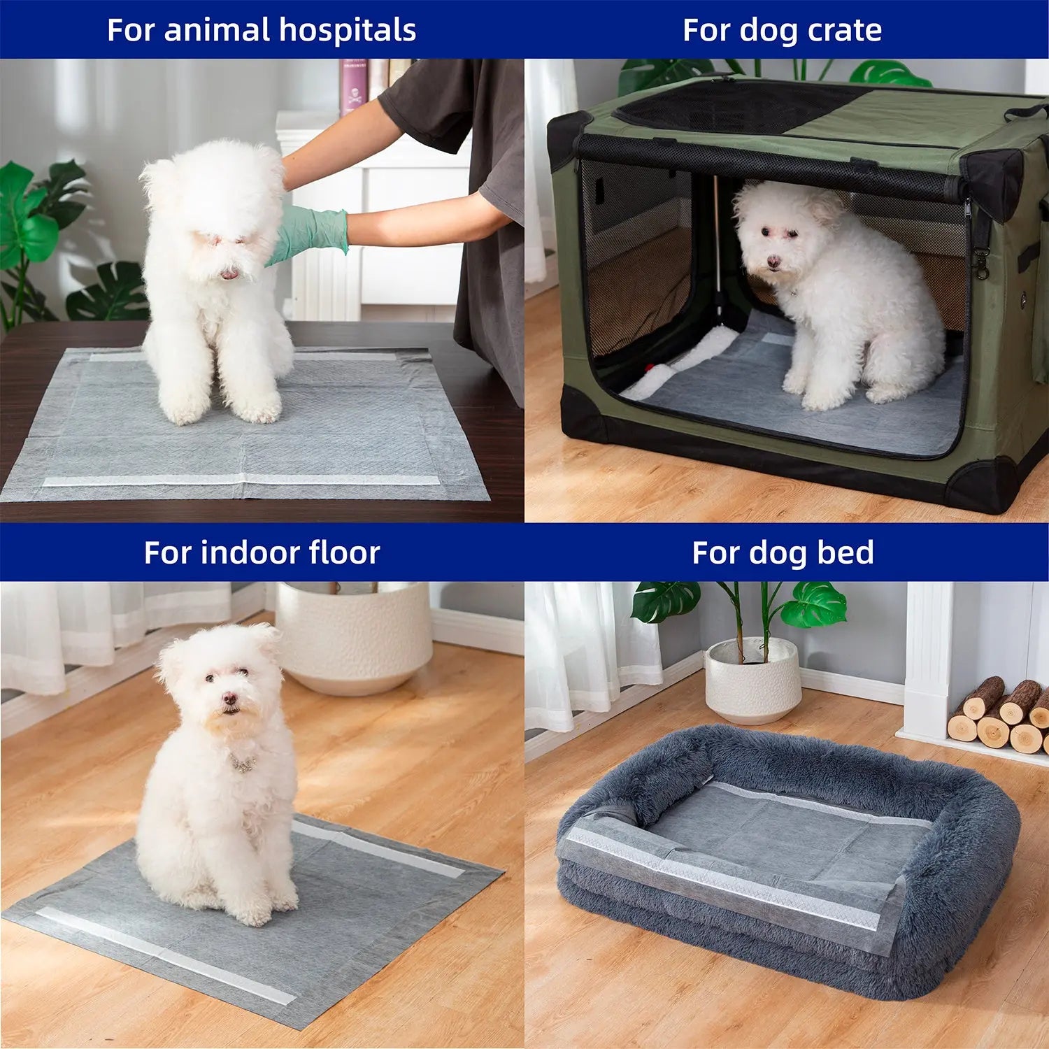 PETMARVEL Disposable Charcoal Puppy Pads Odor Control 24x24 Inches - MaJuah