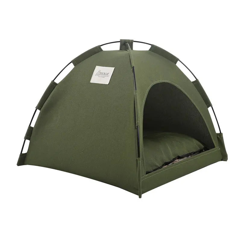 Cat Tent Cooling Mat  Dog House Pet Sofa Camping Dog Bed With Cushion For Dog Kennel Indoor Cat Nest Cat Bed Pets Products - MaJuah