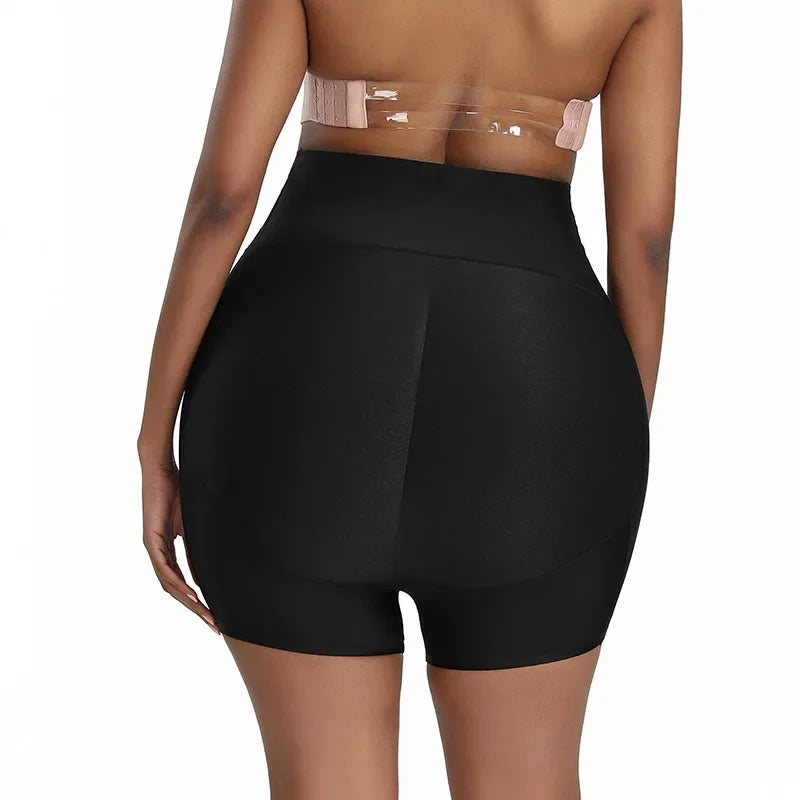 Panties Women Padded False Buttock with Lift Hip Filling, High Waist Rise Control Tummy Body Shaper Shapewear Short