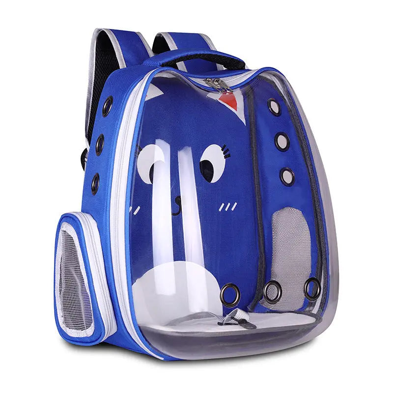 Pet Supplies Pet Backpack Convenient Pet Space Bag Breathable Shoulder Cat Bag Dog Bag - MaJuah