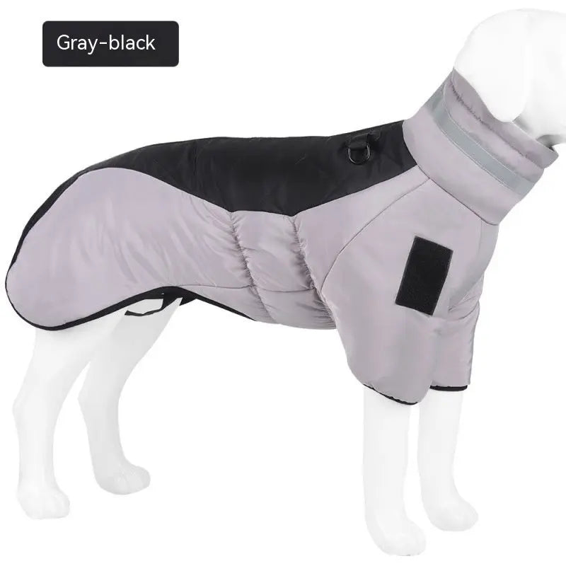 New Winter Dog Coat Waterproof Pet Clothes For Medum Large Dogs Warm Thicken Dog Vest Custome Labrador Jacket - MaJuah