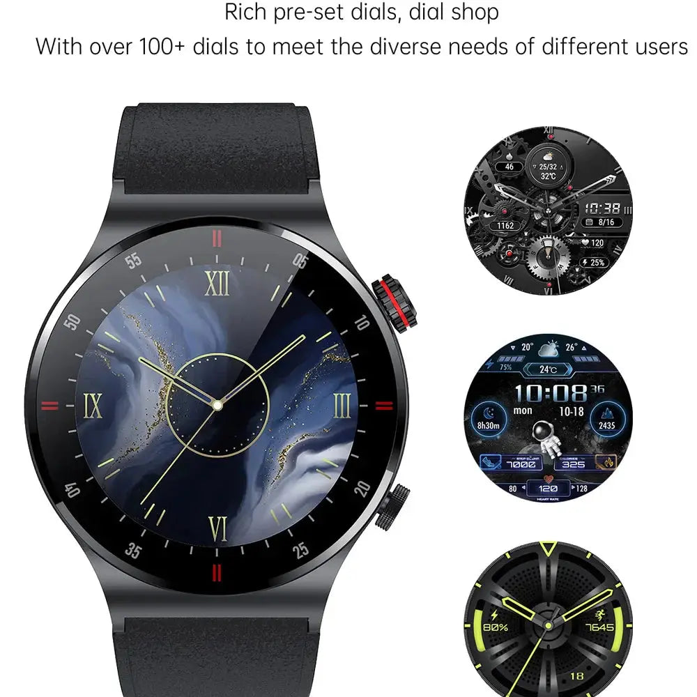 Luxury Smart Watches Men NFC BT Call Fitness Waterproof Sports Wrist Intelligent Smartwatches for Women Kids Xiaomi Huawei - MaJuah