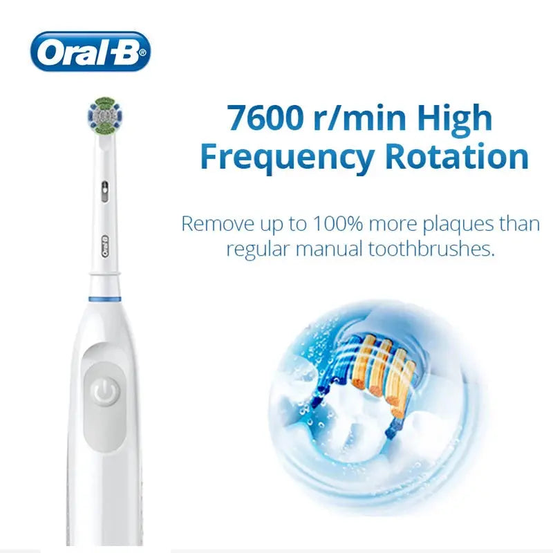 Oral B Electric Toothbrush 5010 Advance Power Toothbrush Precision Clean Teeth Remove Plaque With Extra Replacement Brush Heads - MaJuah