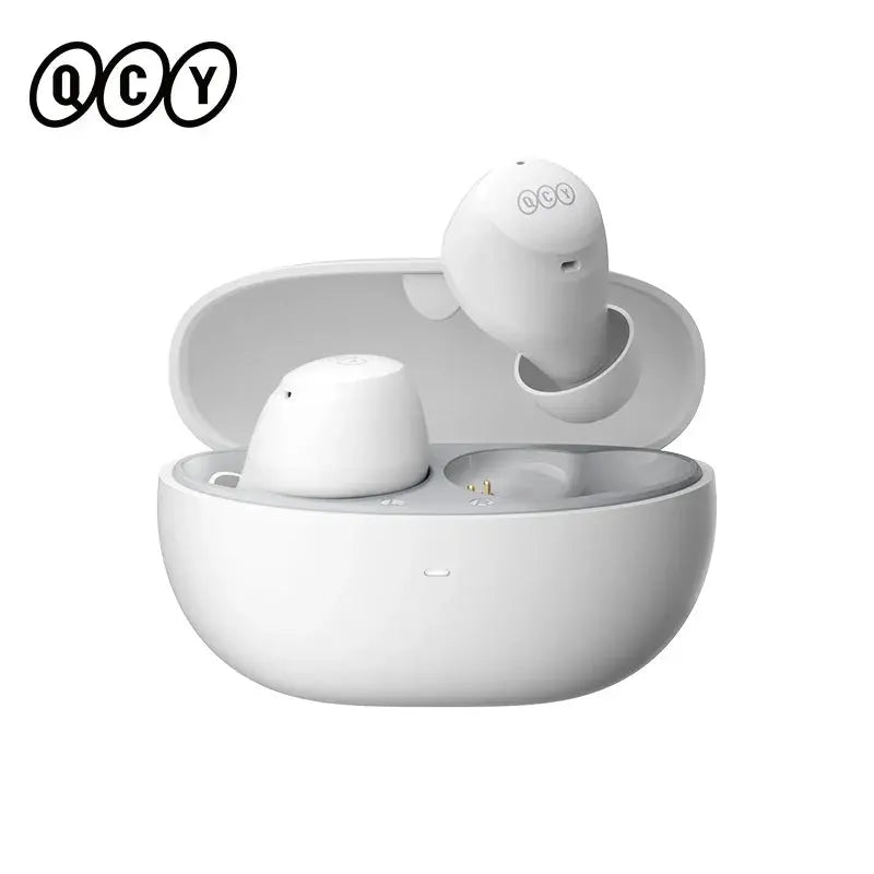 QCY HT07 ANC Wireless Earphones 40dB Noise Cancelling TWS Earbuds 6 Mic AI HD Call Bluetooth 5.2 HiFi Headphone 32H Playback - MaJuah