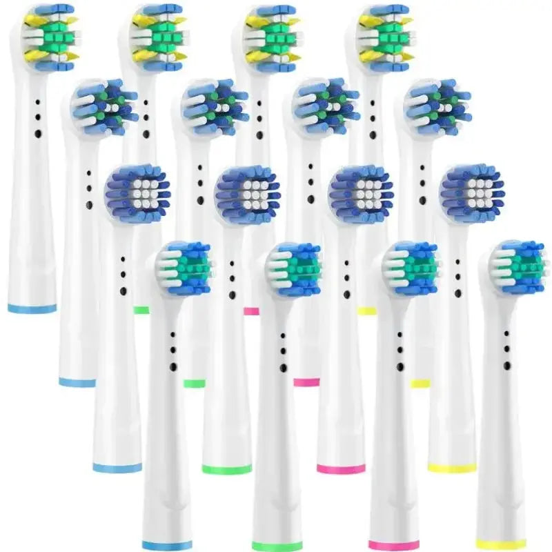 Toothbrush Replacement Heads Refill for Braun Oral-B Electric Toothbrush Pro1000 Pro 3000 Pro5000 Pro7000 Vitality Floss Action - MaJuah