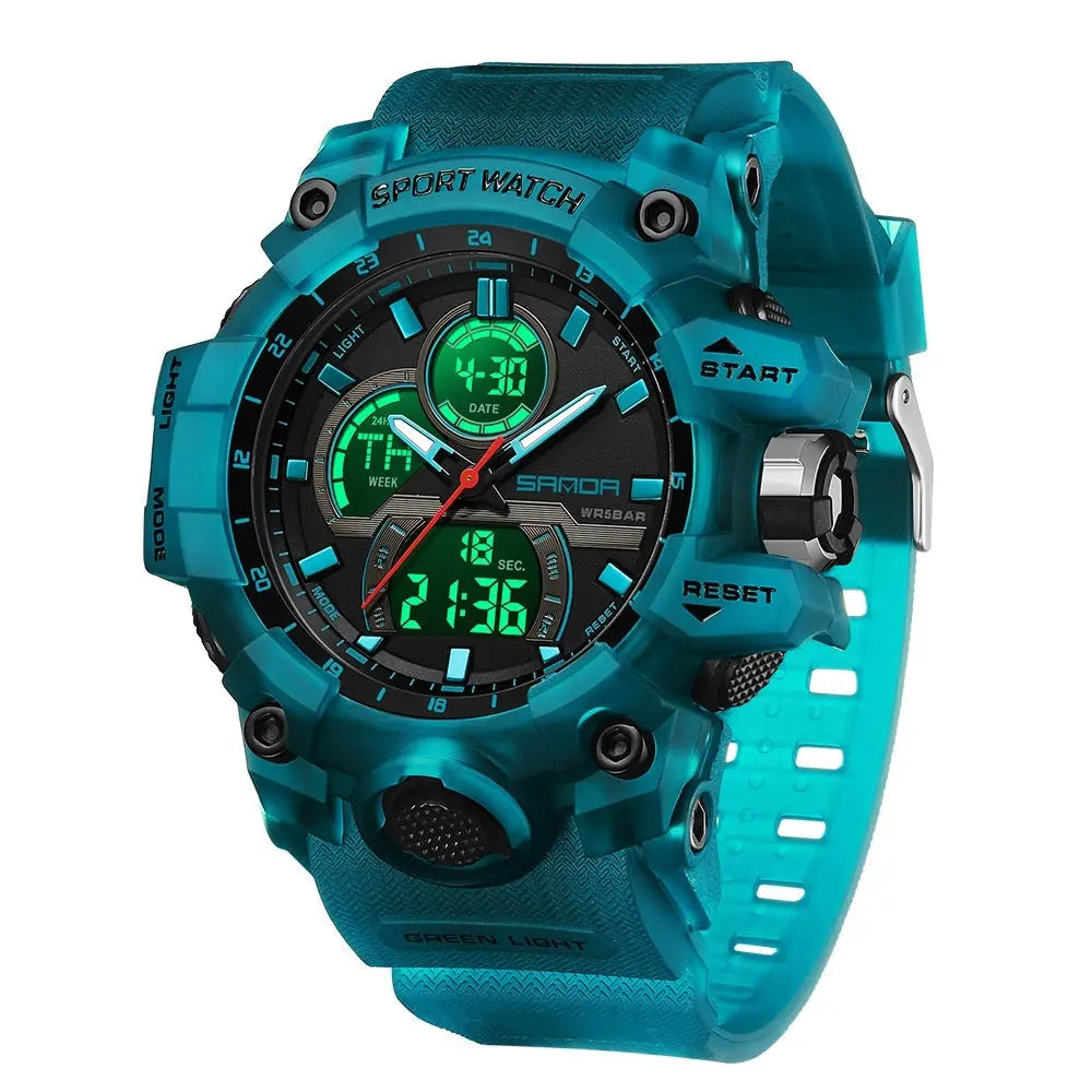 Dried Shrimp Cool Personality Student Fashion Sports Waterproof Electronic Watch - MaJuah