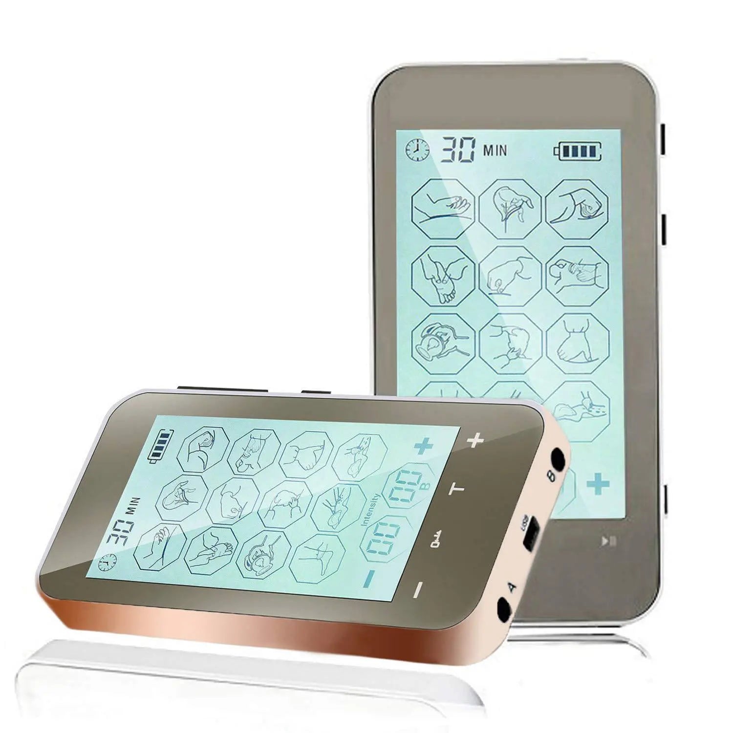 Color Screen Digital Meridian Massager 12 Modes Touch Screen - MaJuah