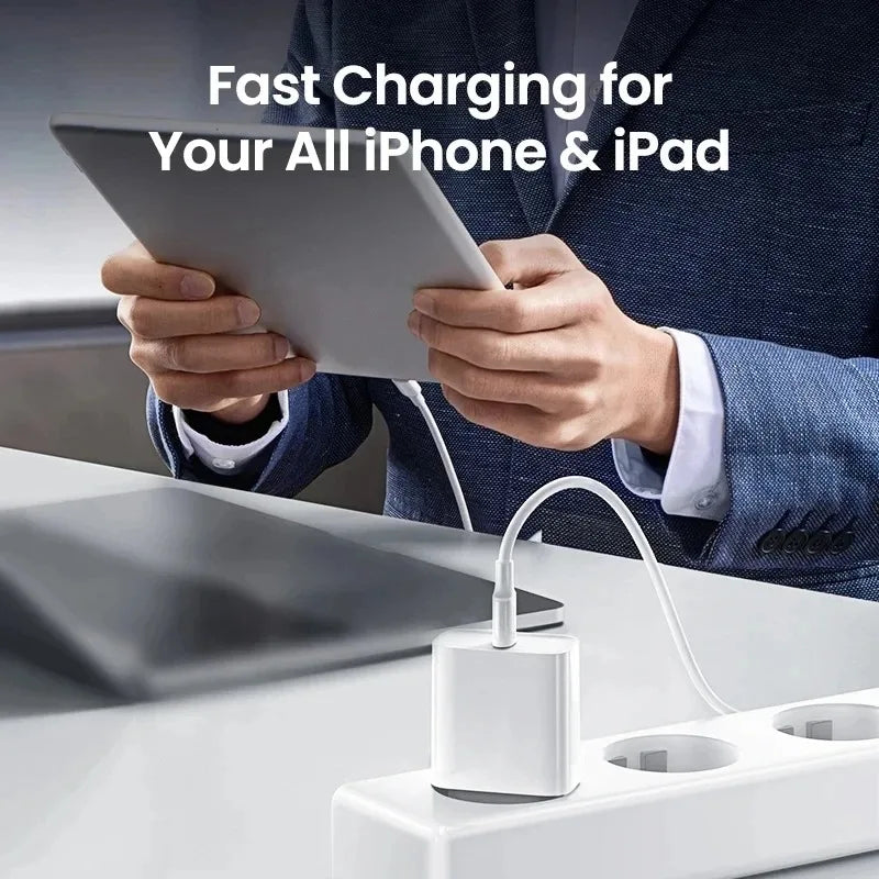 Original 35W Charger for iPhone 15 14 11 13 12 Pro Max, with USB C Fast Charging Cable, Type-C Data 1m, and Accessories