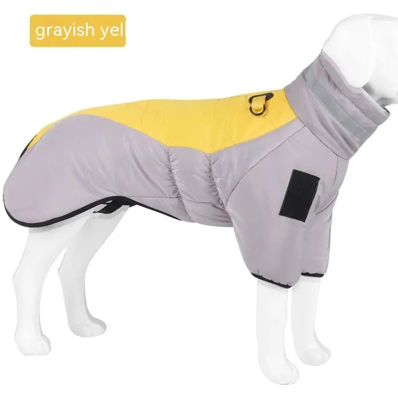 New Winter Dog Coat Waterproof Pet Clothes For Medum Large Dogs Warm Thicken Dog Vest Custome Labrador Jacket - MaJuah