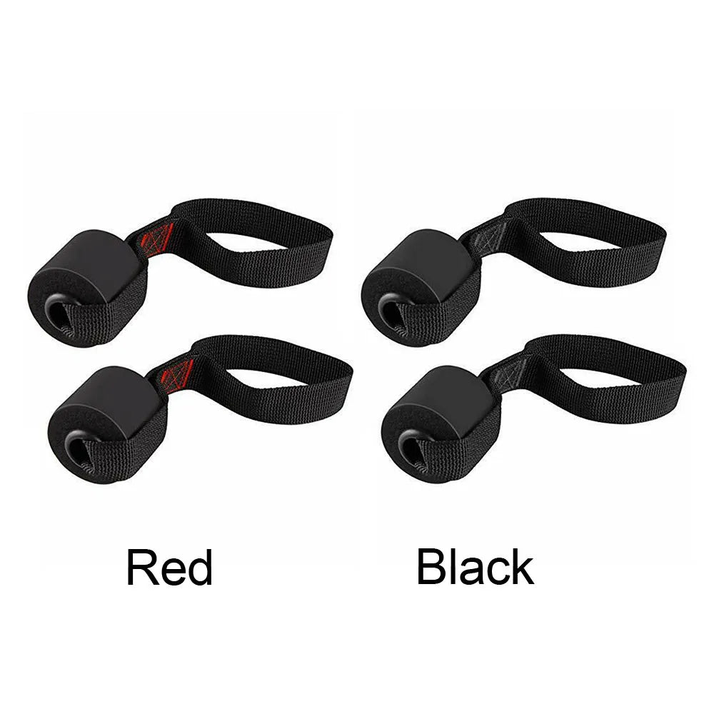 2pcs Door Anchor Exercise Workout Nylon Strength Training Pull Rope Heavy Duty Yoga Accessories Portable For Resistance Bands