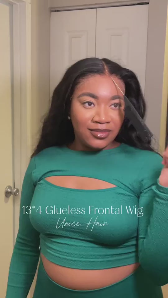 UNIC frontal wig PreEverything 13x4 Frontal Wig Human Hair Body Wave Lace Front Wig