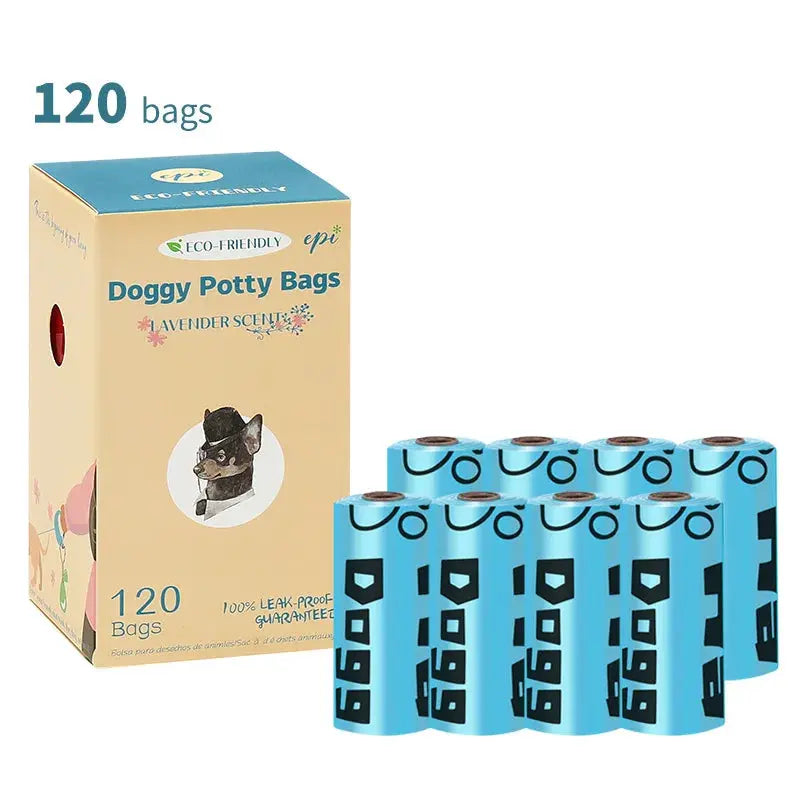 EPI Biodegradable Pet Garbage Bag Dog Poop Bags Dog Poop Bag Dispenser Dog Cleaning Supplies Dog Products for Dogs - MaJuah