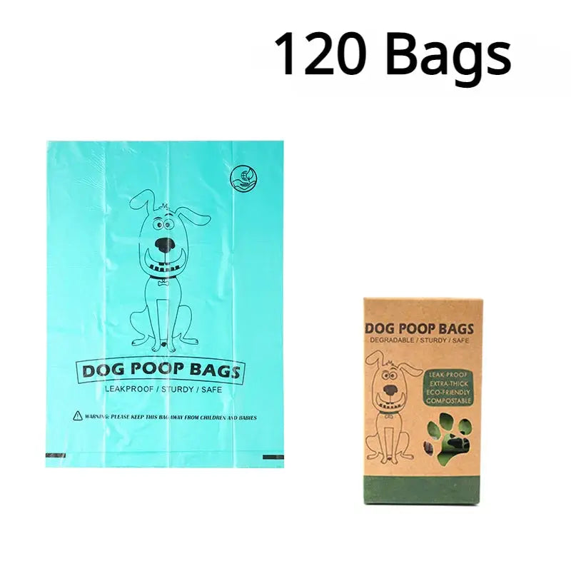 EPI Biodegradable Pet Garbage Bag Dog Poop Bags Dog Poop Bag Dispenser Dog Cleaning Supplies Dog Products for Dogs - MaJuah