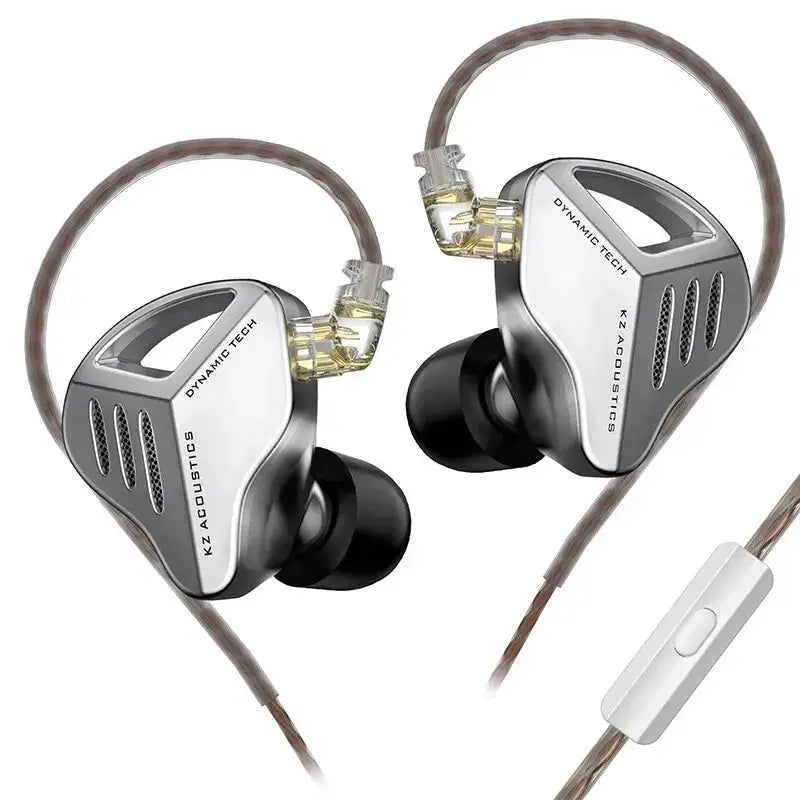 KZ ZVX Earphones Dynamic HIFI Bass Earbuds In Ear Monitor Headphones Sport Noise Cancelling Headset - MaJuah