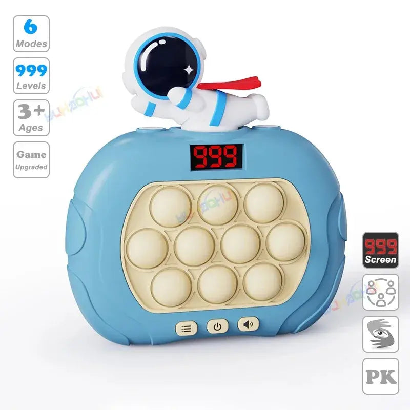 Electronic Pop Push Quick Push fidget Game Console with LED Display Screen 999 Levels - MaJuah