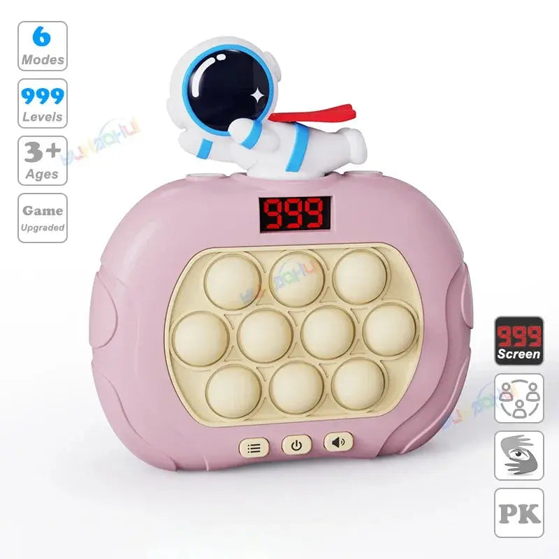 Electronic Pop Push Quick Push fidget Game Console with LED Display Screen 999 Levels - MaJuah