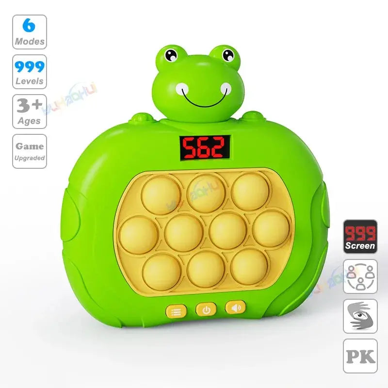Electronic Pop Push Quick Push fidget Game Console with LED Display Screen 999 Levels - MaJuah