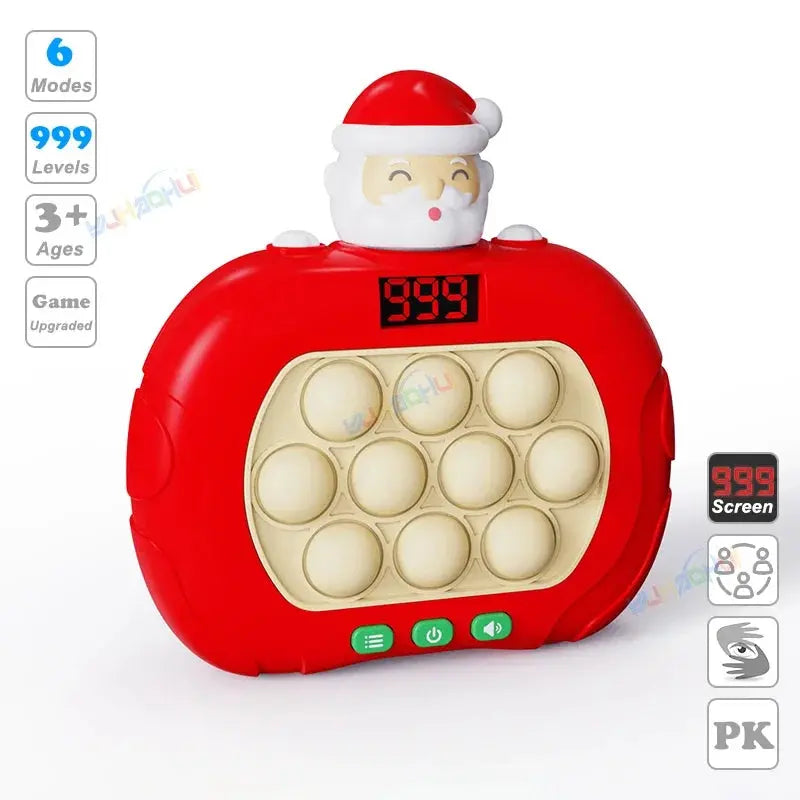 Electronic Pop Push Quick Push fidget Game Console with LED Display Screen 999 Levels - MaJuah