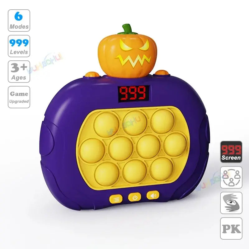Electronic Pop Push Quick Push fidget Game Console with LED Display Screen 999 Levels - MaJuah