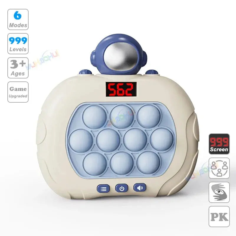 Electronic Pop Push Quick Push fidget Game Console with LED Display Screen 999 Levels - MaJuah