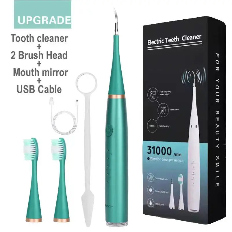 Sonic Electric Toothbrush Teeth Cleaner Dental Teeth Scaler USB Rechargeable Dental Calculus Stains Tartar Plaque Remover Tools