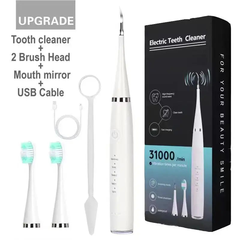 Sonic Electric Toothbrush Teeth Cleaner Dental Teeth Scaler USB Rechargeable Dental Calculus Stains Tartar Plaque Remover Tools