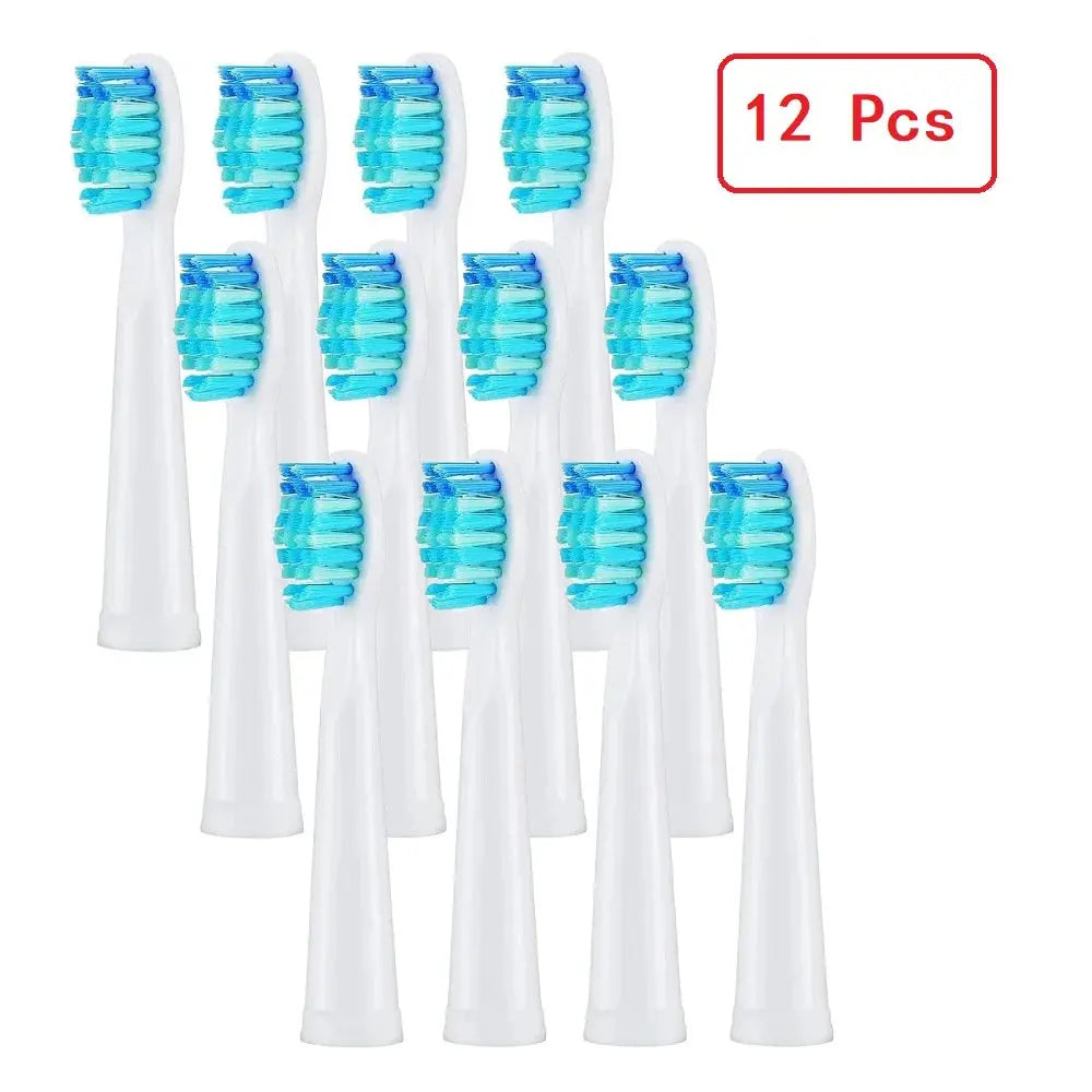 4/8/12/16 Pcs Replacement Brush Heads For Seago For Fairywill Electric Toothbrush Head Dupont Bristle Brush Refill Tooth Clean - MaJuah
