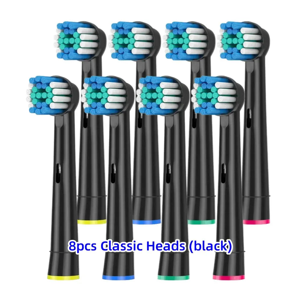 Toothbrush Replacement Heads Refill for Braun Oral-B Electric Toothbrush Pro1000 Pro 3000 Pro5000 Pro7000 Vitality Floss Action - MaJuah