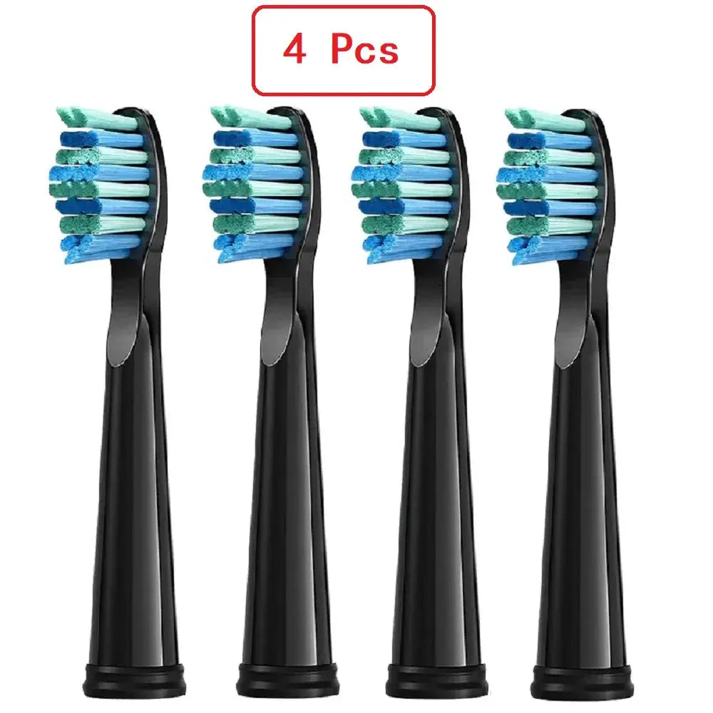 4/8/12/16 Pcs Replacement Brush Heads For Seago For Fairywill Electric Toothbrush Head Dupont Bristle Brush Refill Tooth Clean - MaJuah