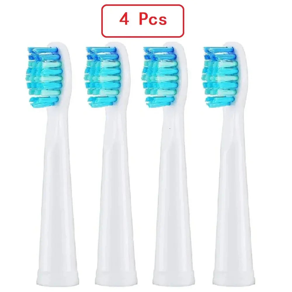 4/8/12/16 Pcs Replacement Brush Heads For Seago For Fairywill Electric Toothbrush Head Dupont Bristle Brush Refill Tooth Clean - MaJuah