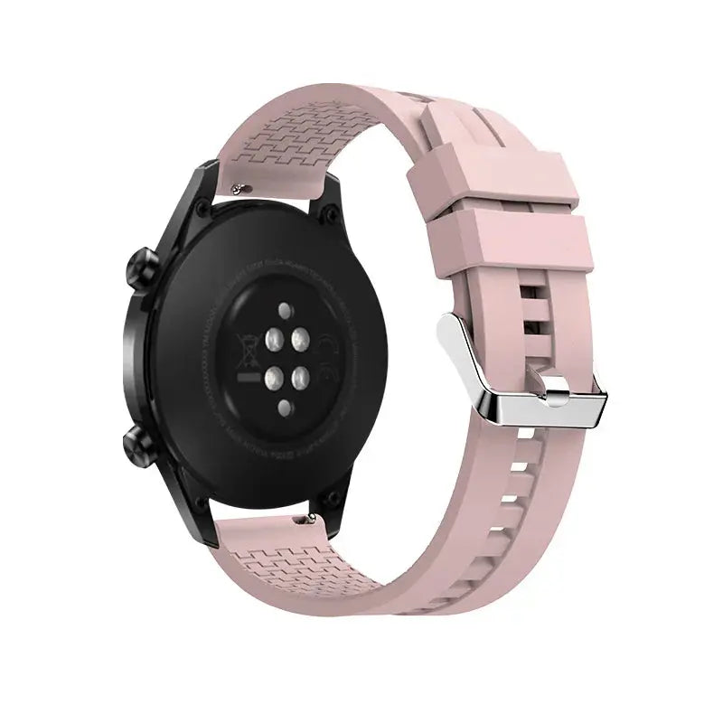 20mm 22mm Silicone band for Samsung Galaxy Watch 6-4-5 pro-6 classic/Active 2 40/44mm strap huawei watch gt 3-2-2e-pro bracelet - MaJuah