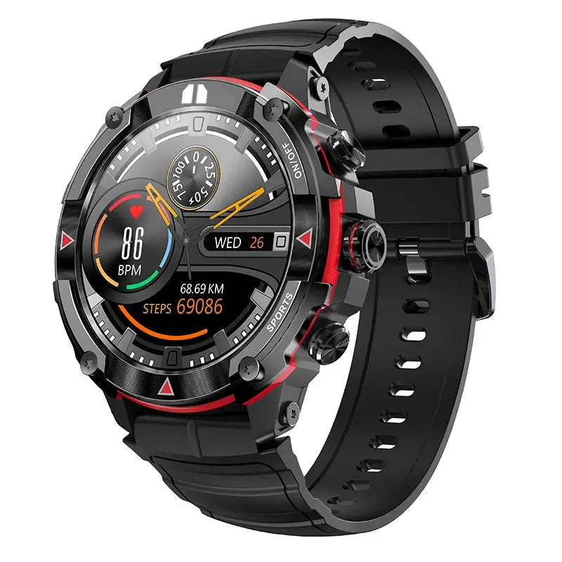 MASX MOSS Ⅱ smart watch 1.43'' AMOLED Display 420mAH bluetooth call Military-grade Toughness Waterproof Sport watch men - MaJuah