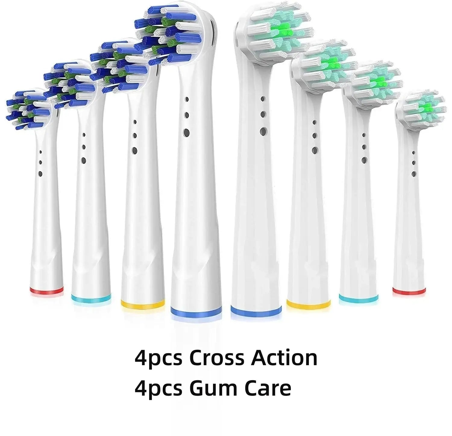 Toothbrush Replacement Heads Refill for Braun Oral-B Electric Toothbrush Pro1000 Pro 3000 Pro5000 Pro7000 Vitality Floss Action - MaJuah