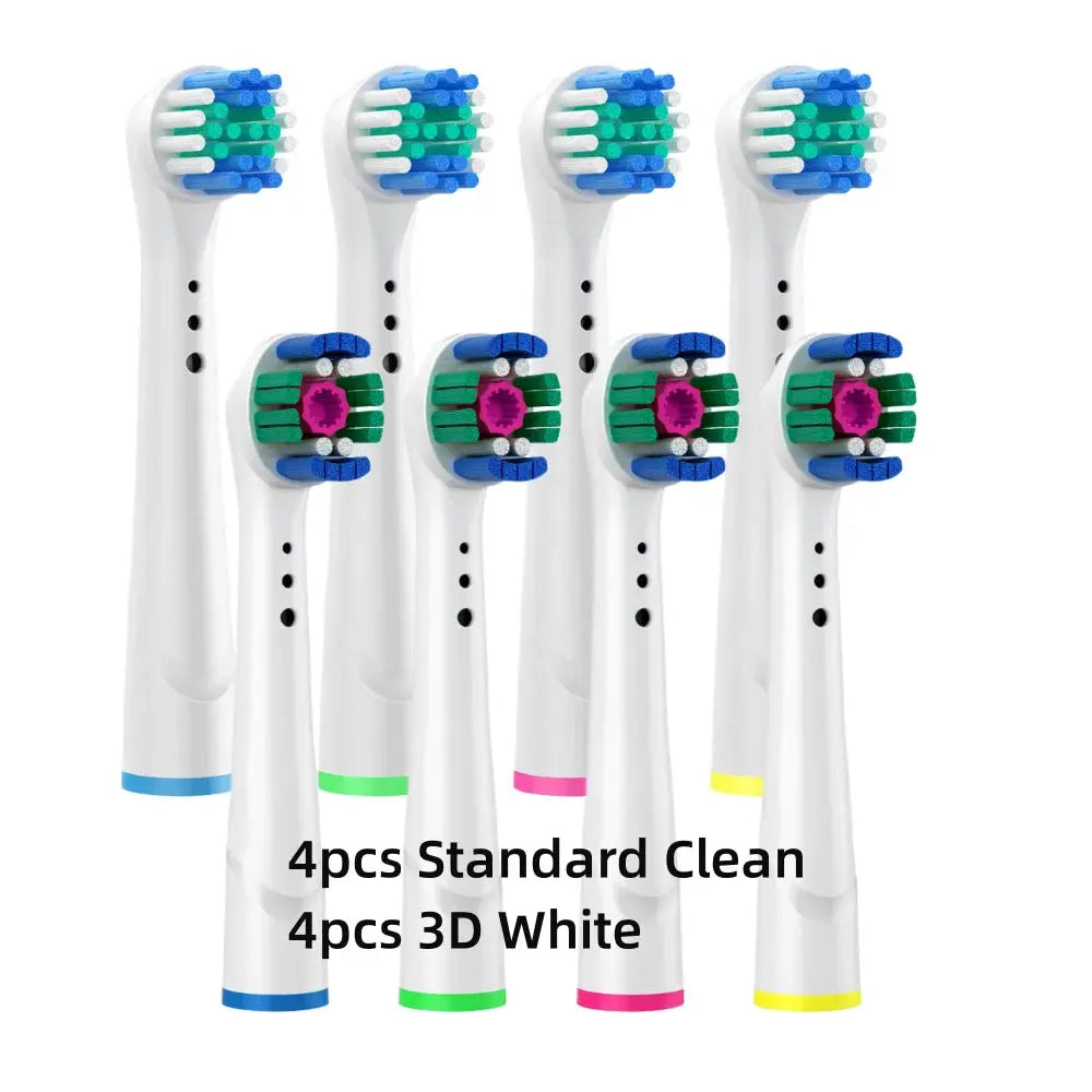 Toothbrush Replacement Heads Refill for Braun Oral-B Electric Toothbrush Pro1000 Pro 3000 Pro5000 Pro7000 Vitality Floss Action - MaJuah