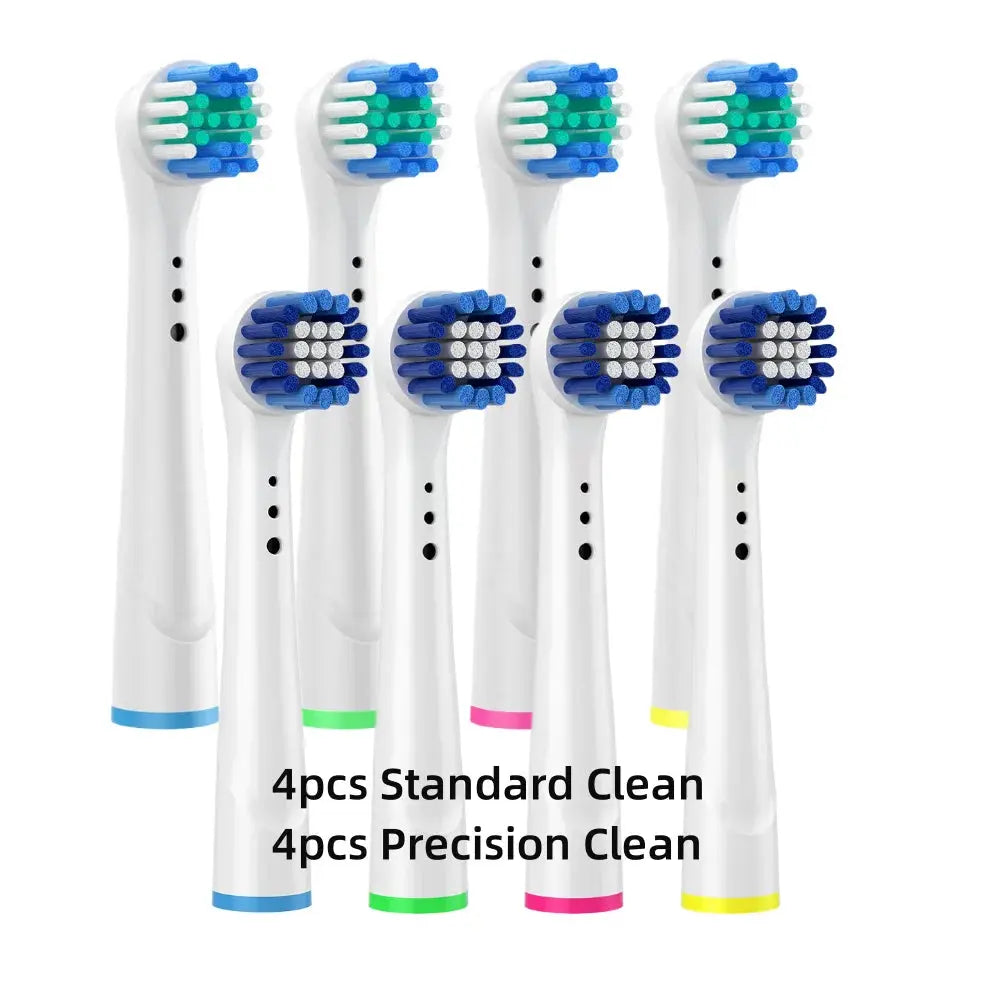 Toothbrush Replacement Heads Refill for Braun Oral-B Electric Toothbrush Pro1000 Pro 3000 Pro5000 Pro7000 Vitality Floss Action - MaJuah