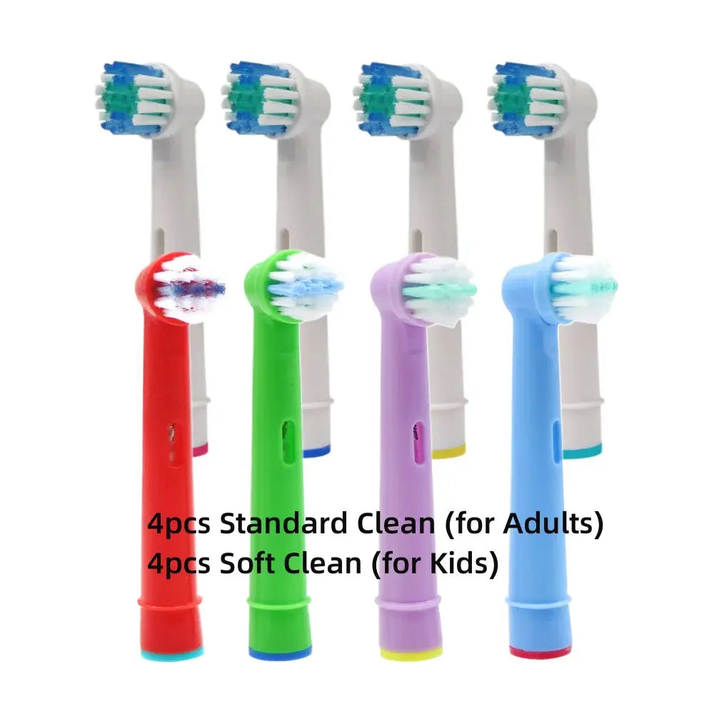 Toothbrush Replacement Heads Refill for Braun Oral-B Electric Toothbrush Pro1000 Pro 3000 Pro5000 Pro7000 Vitality Floss Action - MaJuah