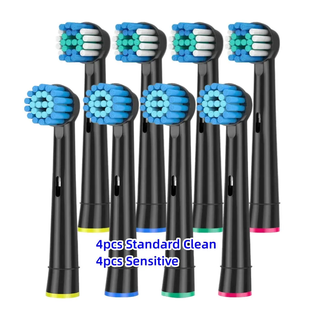 Toothbrush Replacement Heads Refill for Braun Oral-B Electric Toothbrush Pro1000 Pro 3000 Pro5000 Pro7000 Vitality Floss Action - MaJuah
