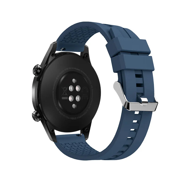 20mm 22mm Silicone band for Samsung Galaxy Watch 6-4-5 pro-6 classic/Active 2 40/44mm strap huawei watch gt 3-2-2e-pro bracelet